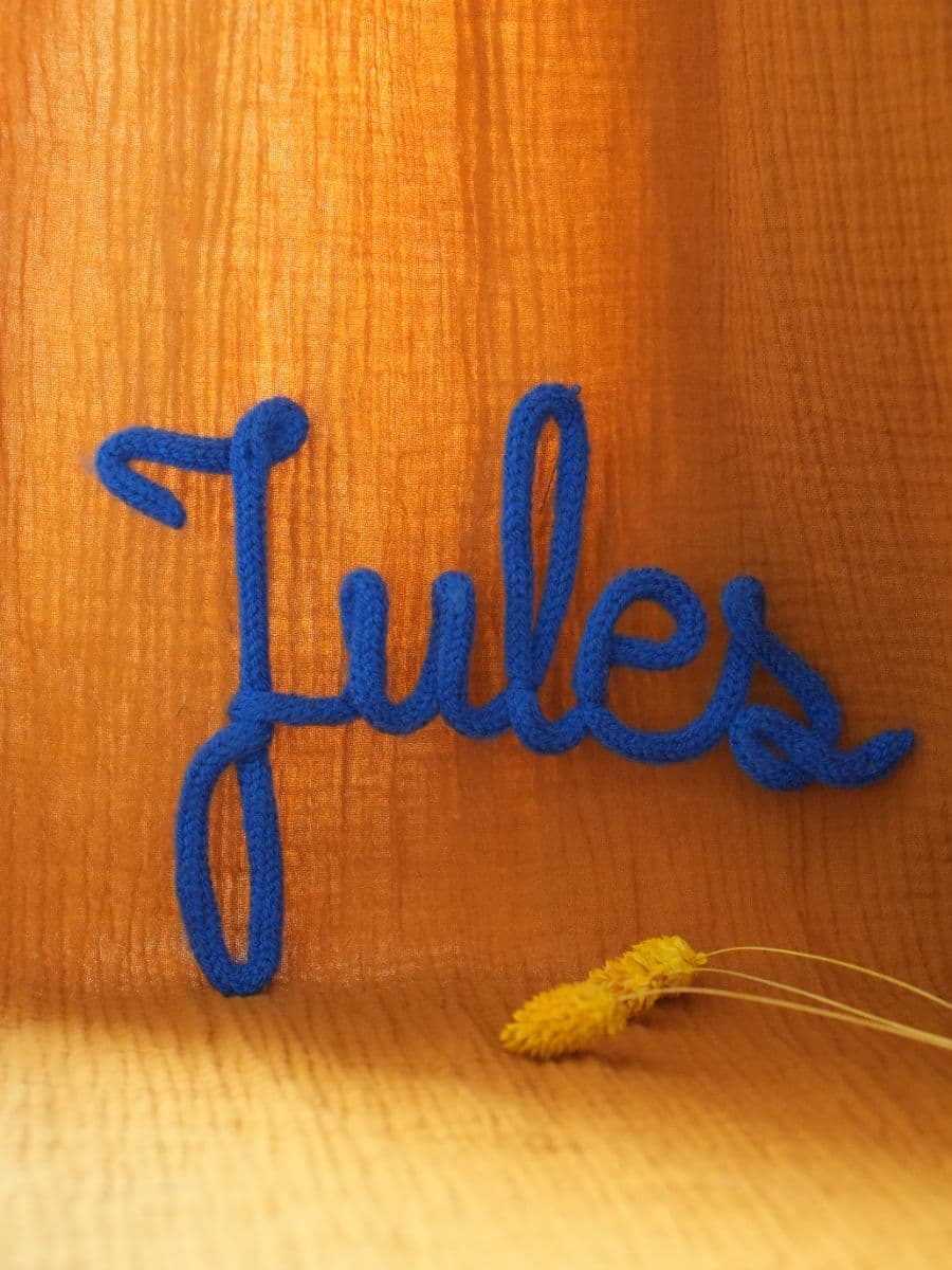 Prénom ou mot en tricotin - Image 3